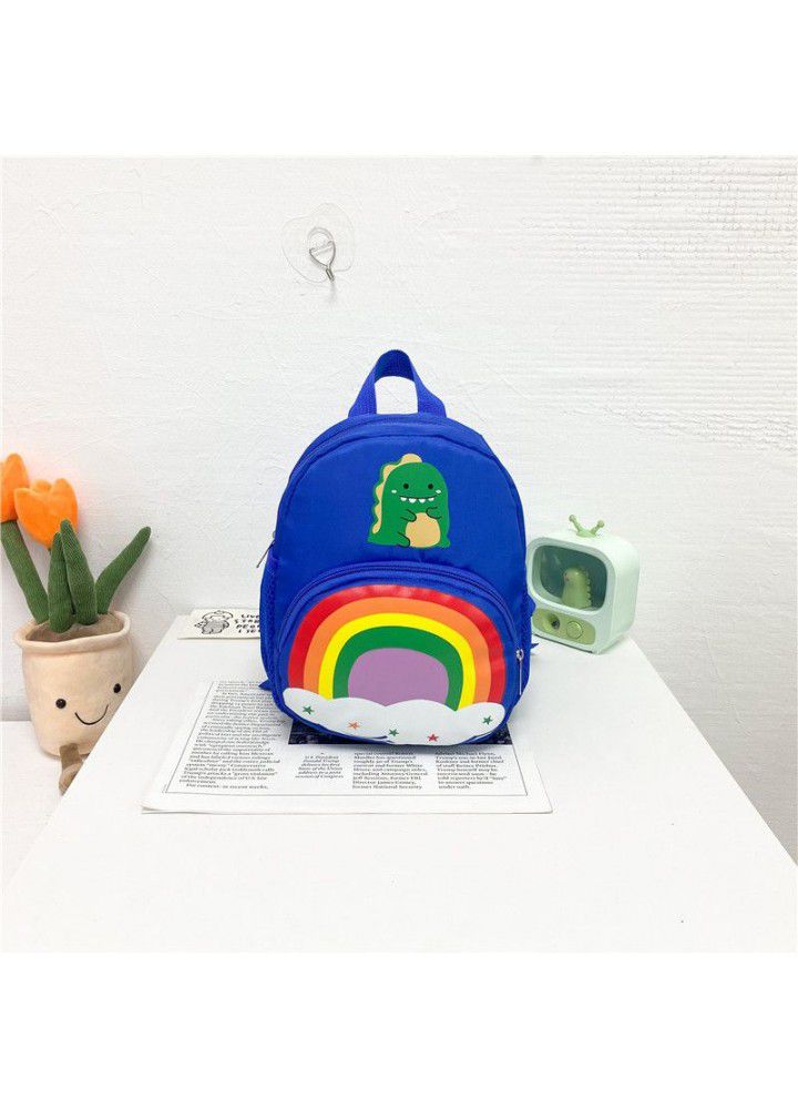 Anti lost children's schoolbag cartoon dinosaur kindergarten baby backpack new boys and girls Korean Travel Backpack