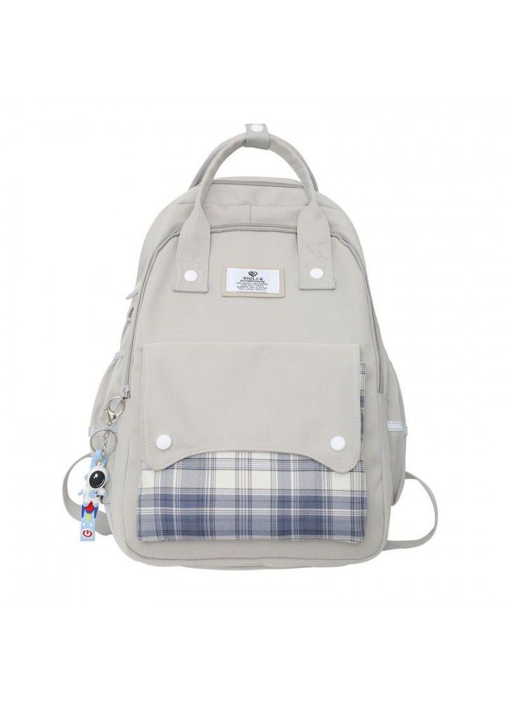 Cross border  new backpack trend multipurpose bag women's Mini schoolbag style fashion versatile nylon cloth messenger bag
