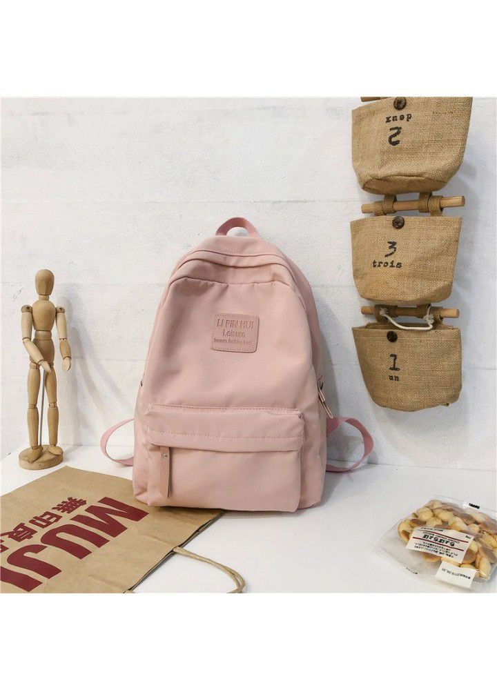 Ancient sense girl schoolbag simple fashion ins style College Student Backpack campus retro Forest Department literature Backpack