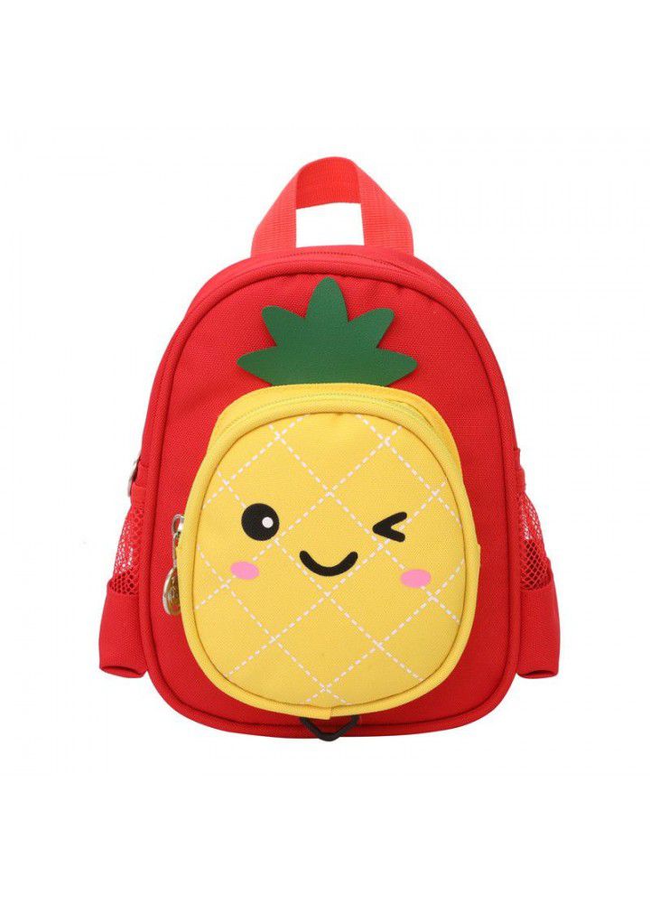 Anti lost children's bag kindergarten 1-3-year-old baby snack backpack fashion boys and girls cartoon backpack wholesale
