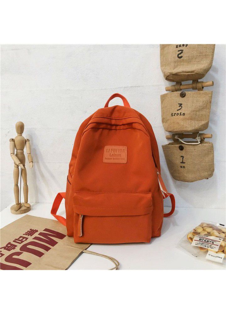 Ancient sense girl schoolbag simple fashion ins style College Student Backpack campus retro Forest Department literature Backpack