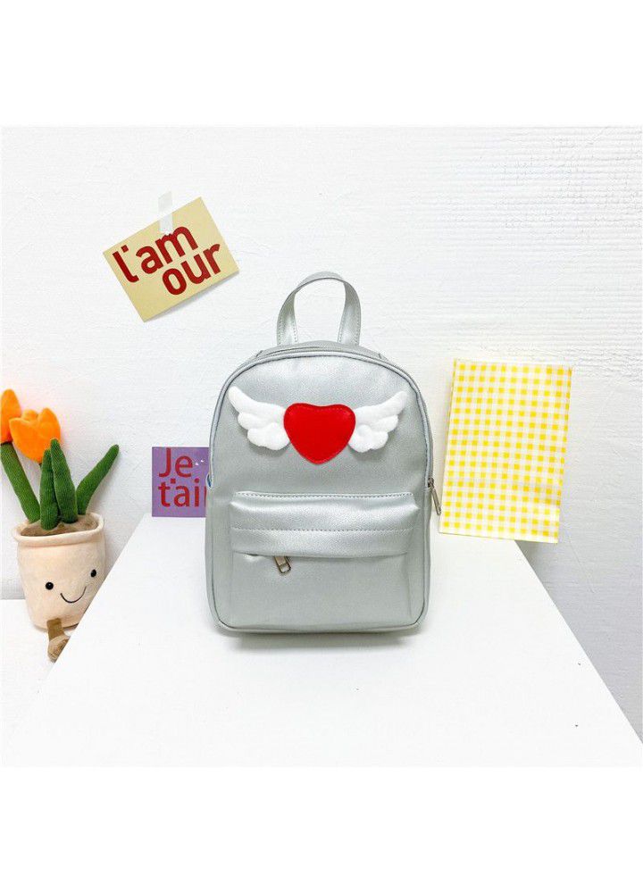 Ins Korean version of foreign girl backpack fashion Princess Pu travel bag kindergarten baby cartoon Backpack