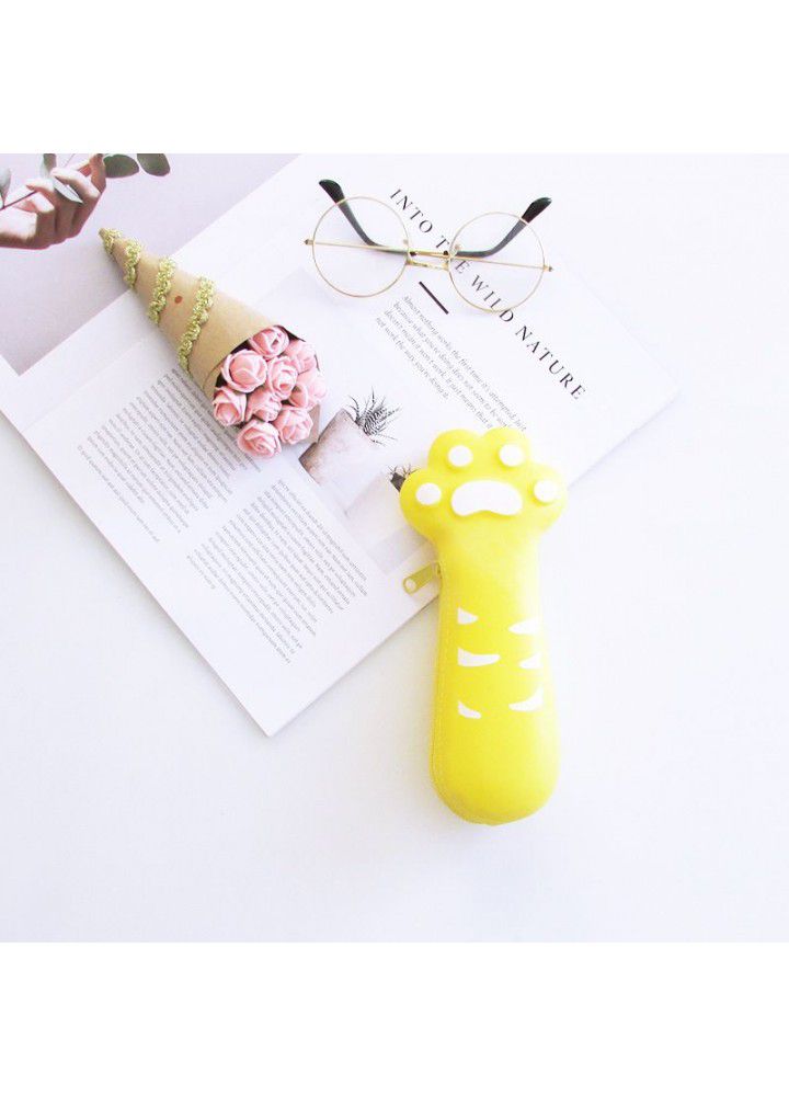 Silicone pencil bag pupil cute net red children's pencil bag boy girl pencil box large capacity stationery box