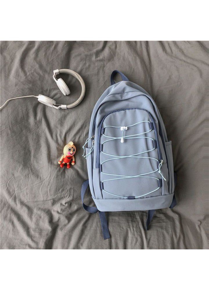 Custom schoolbag female college student Japanese high school junior high school backpack  new backpack large capacity
