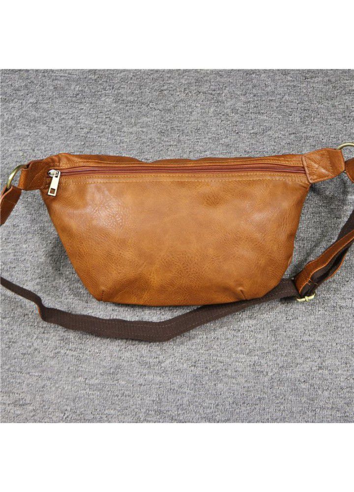  new trendy brand chest bag men's Korean version trendy fashion small bag diagonal cross bag waist bag large capacity leisure small backpack
