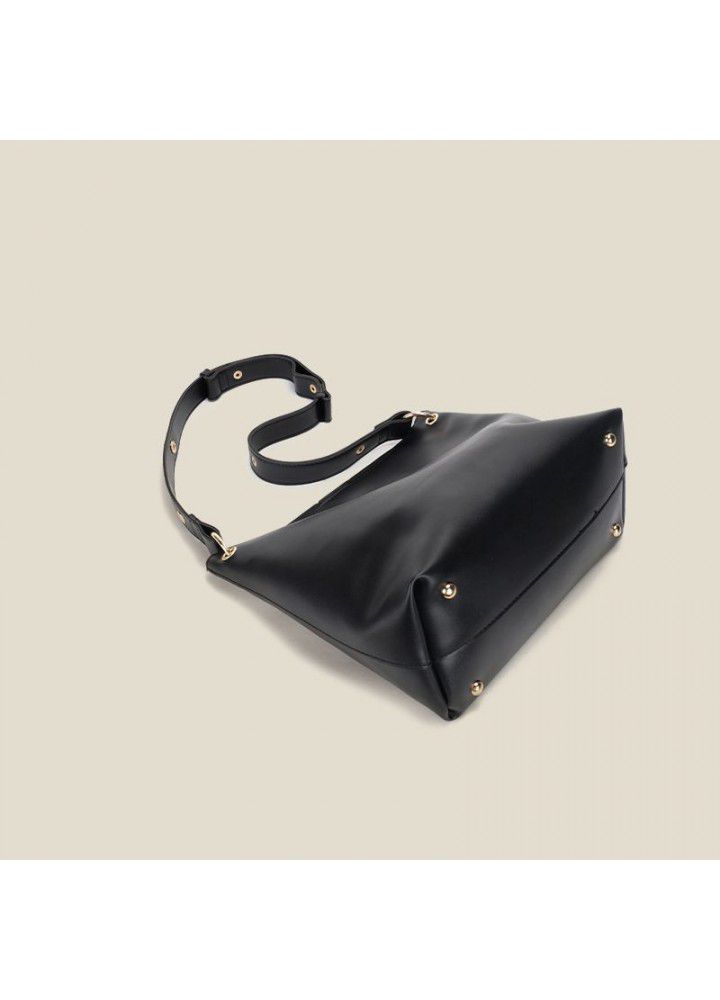Bag autumn and winter  new high-capacity Tote Bag fashion simple Pu women's bag niche magnetic button mother bag