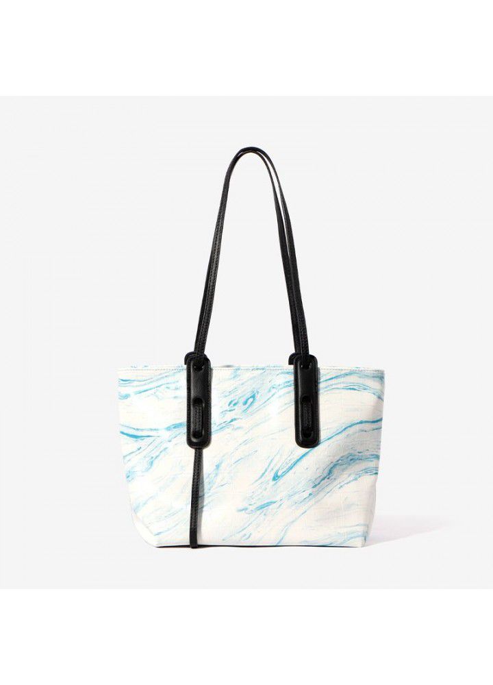 Shangxin large capacity women's bag  new fashion One Shoulder Tote bag easy to wear simple leisure handbag