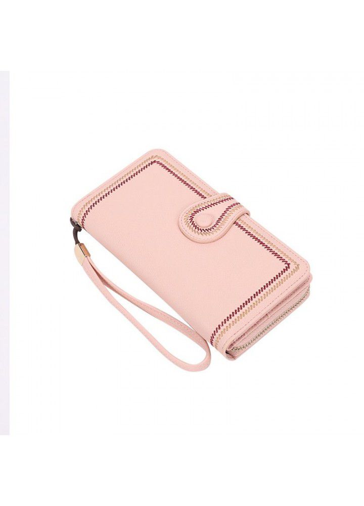  new fashion women's handbag Long Wallet Zipper mobile phone bag long handbag manufacturer's supply