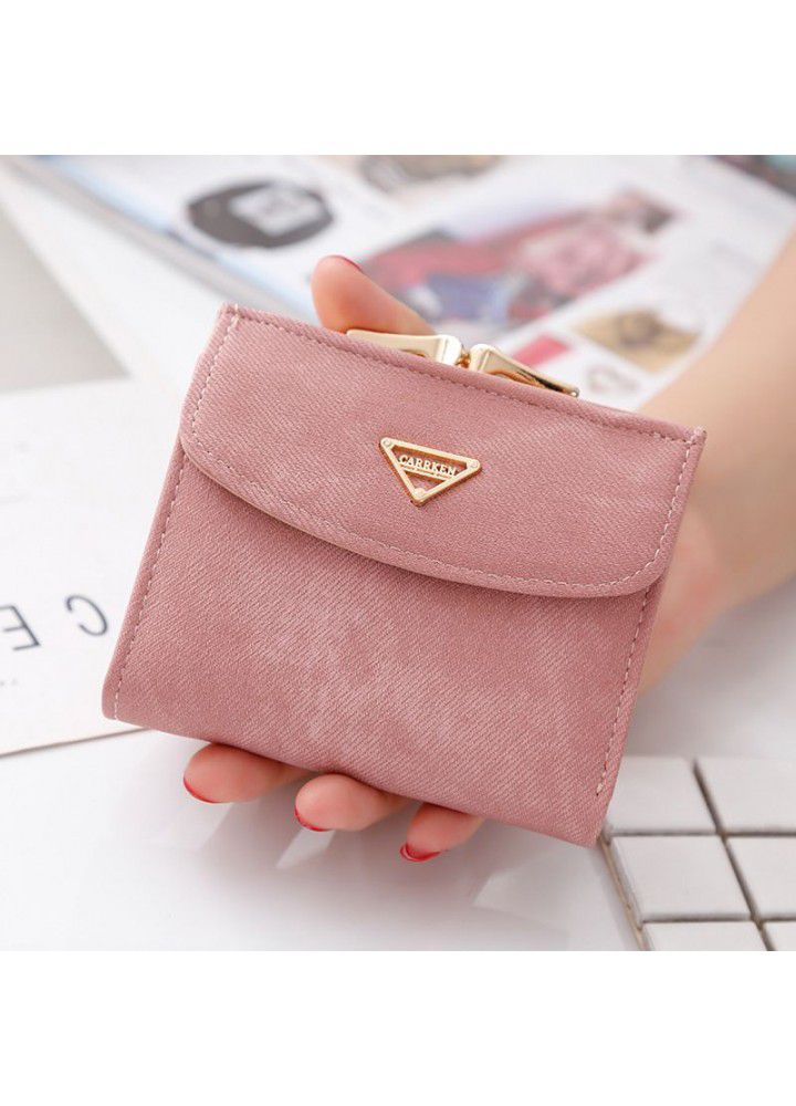  new women's short wallet Korean fashion canvas 20% discount small teaching bag multi card slot zero wallet wholesale