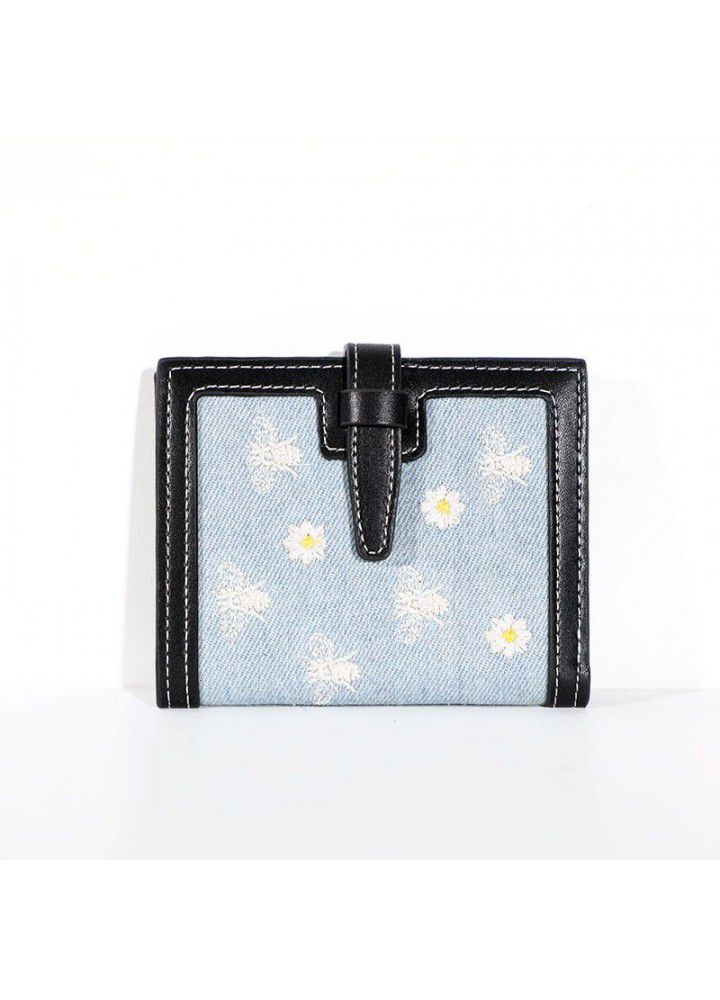  new women's wallet Korean version solid color women's handbag large capacity women's wrist bag manufacturer direct sales
