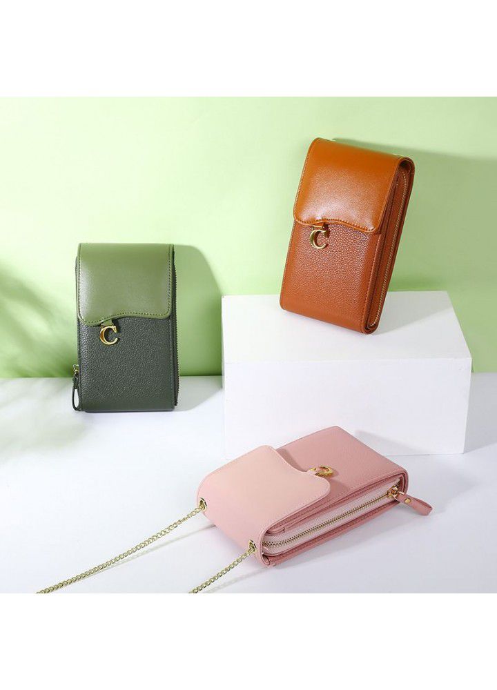  new women's wallet multifunctional versatile shoulder bag summer Korean fashion leisure messenger mobile phone bag