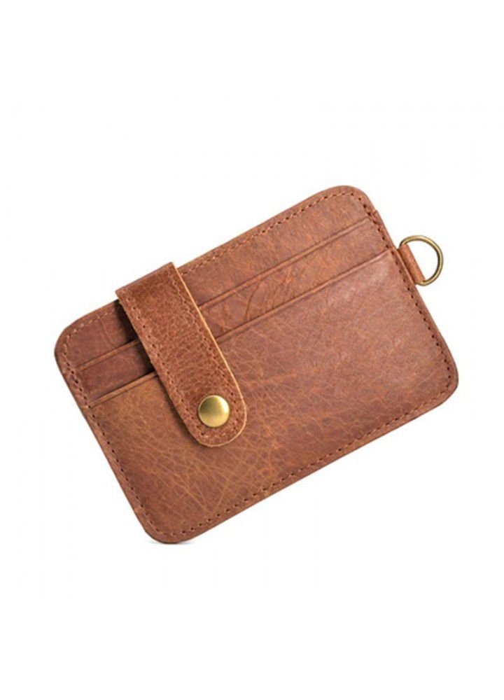Amazon foreign trade hot selling business gift leather card bag men's certificate bag