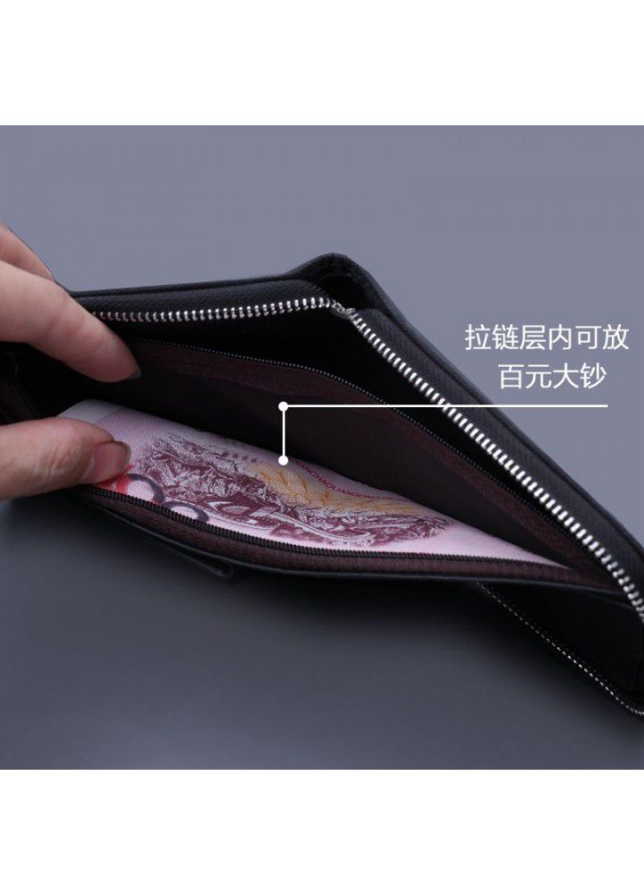 Zipper Canvas Wallet men's short retro personalized fashion wallet Oxford student simple fashion brand multi card Japanese Series