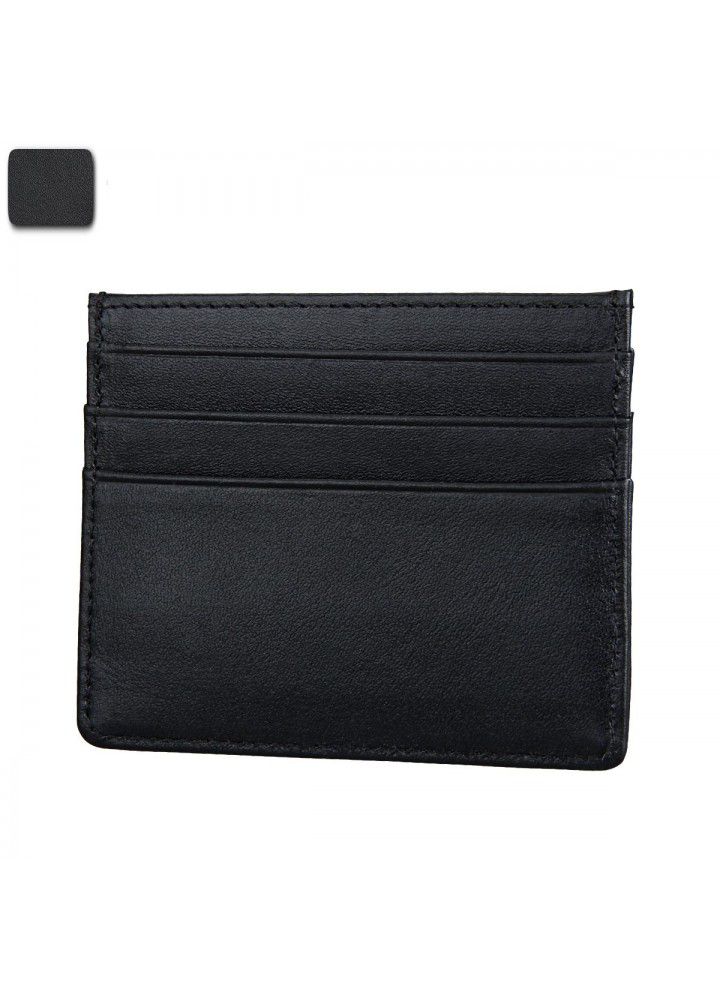 Manufacturer wholesale RFID Business Bank card bag vintage leather credit card bag bus card leather cover business card