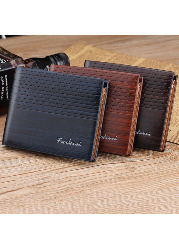 Hengsheng men's short wallet wallet multi card European and American wallet manufacturers directly provide men's walletmen 